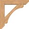 Ekena Millwork Legacy Slat Smooth Bracket w/ Offset Brace, Western Red Cedar, 7 1/2"W x 36"D x 36"H BKT0806X36X36LEC06SWR - alternate 2